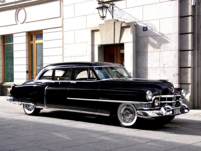 Daværende Kronprins Olavs 1951 Cadillac. Foto: Ivar Engerud 